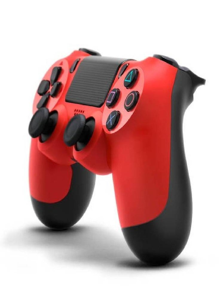 LIXES Wireless DualShock 4 Controller for PS4 - Vibration Feedback, Motion Sensors, Touchpad, Light Bar, Share Button & Speaker for Ultimate Gaming Experience (RED)  - Image 2
