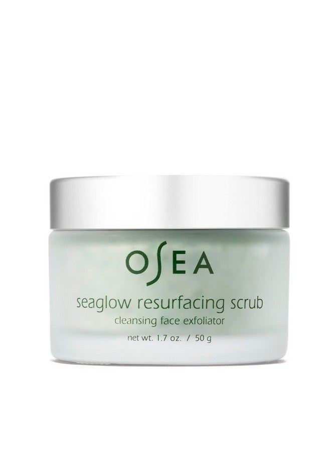 Seaglow Resurfacing Face Cleanser And Scrub 1.7Oz - Facial Scrub - Facial Cleanser - 2-In1 Face Scrub & Cleanser For All Skin Types - Facial Exfoliator And Cleanser - Clean Beauty - Vegan