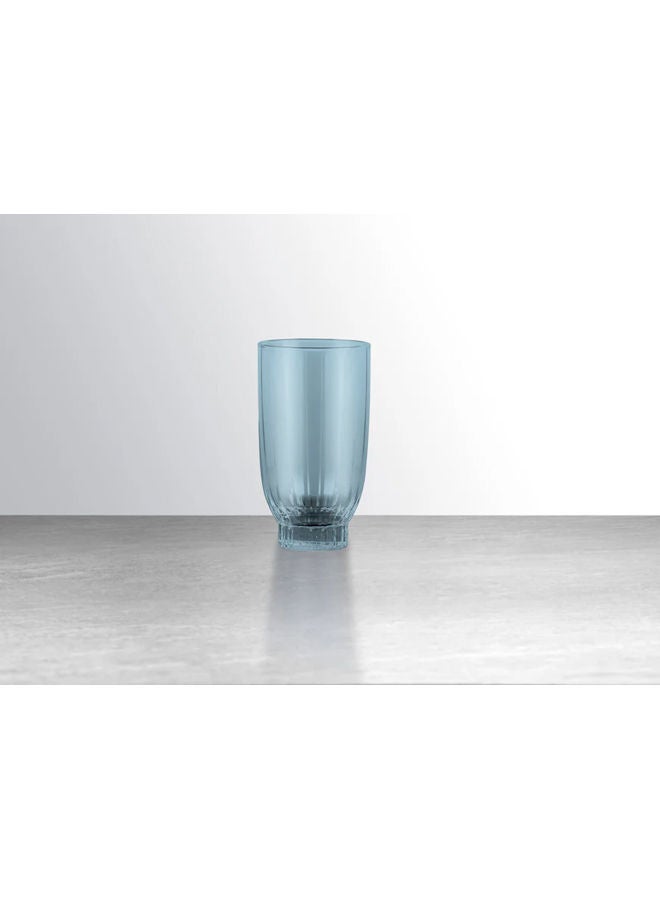 Pasabahce 6 Piece Amore Highball Glass Set 400cc 13 1/4oz Turquoise - Image 2