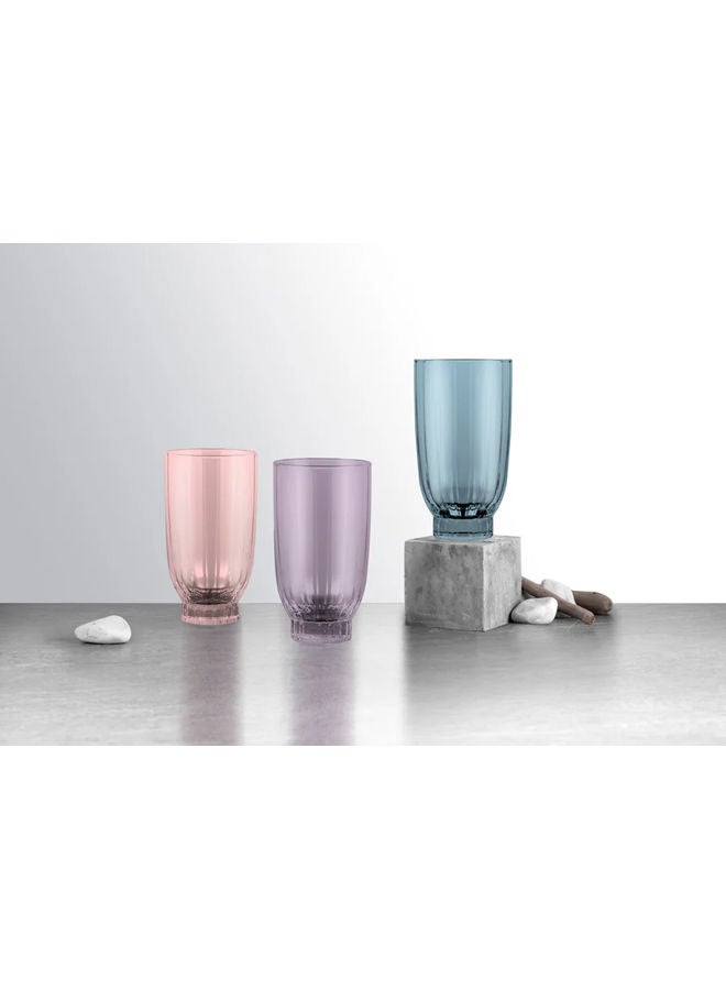 Pasabahce 6 Piece Amore Highball Glass Set 400cc 13 1/4oz Turquoise - Image 3