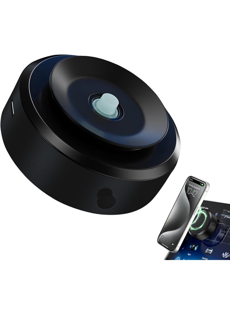 Electric Vacuum Magnetic Suction Phone Mount, Hands-Free Shower Phone Holder, Magnetic Cell Phone Holder for Car/Gym/Mirror/Smooth Surface, Compatible with Magsafe iPhone & Android - Image 1