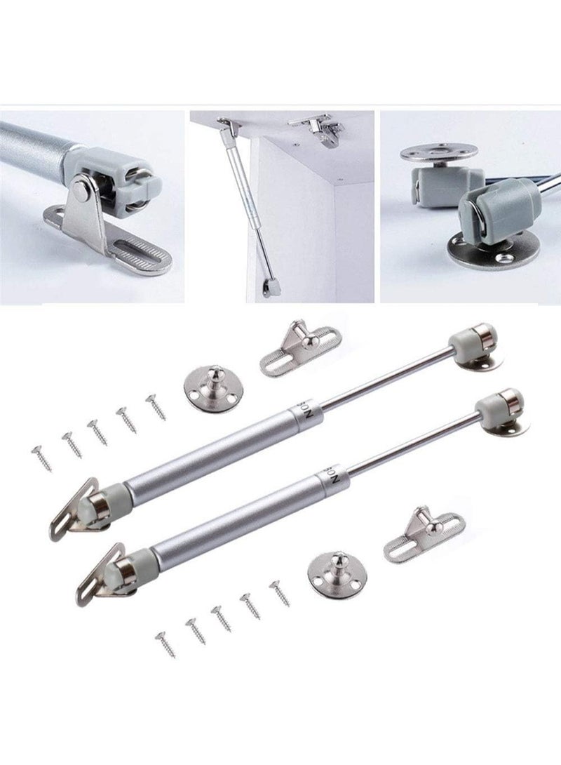 Relex 2 Pack Gas Spring, 150N/33lb/15KG, Gas Strut, Gas Shocks, Soft Close Hinges, Toy Box Hinges, Lift Supports, Lid Support, Kitchen Cabinet Hinges - Image 1
