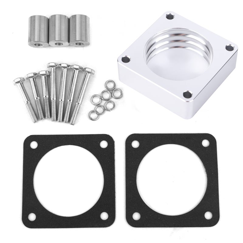 Throttle Body Spacer Kit CNC Aluminum Alloy Fit for Wrangler/Cherokee/Grand Cherokee - Image 1