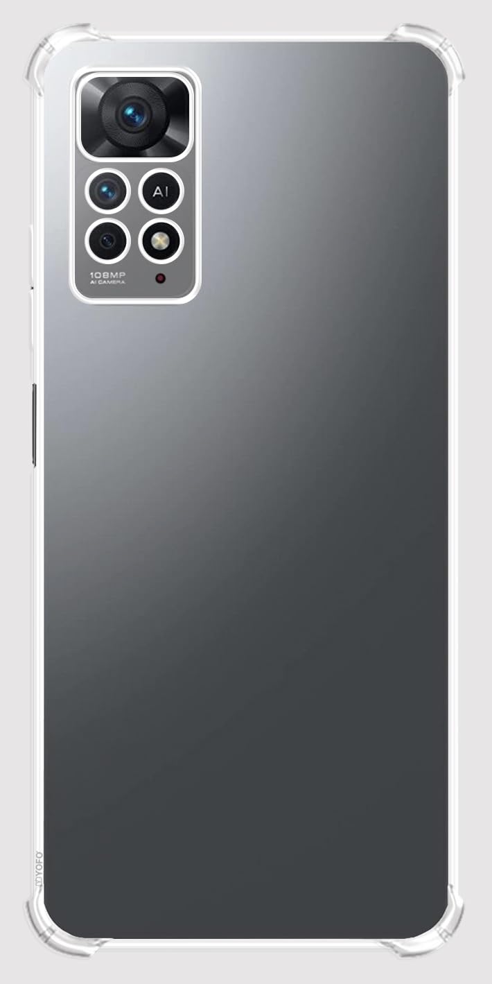 YOFO Back Cover for Redmi Note 11 Pro/Redmi Note 11 Pro+(5G) Transparent Soft TPU Case with Shockproof Corners - Image 4