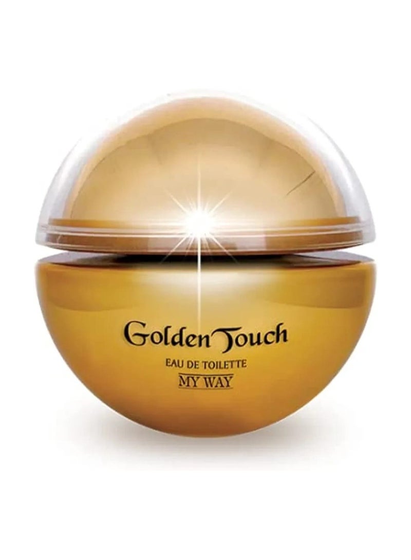 Perfume for women Golden Touch set from My Way of Eau de Parfum 40ml, Deodorant Cream 40g and Body Lotion 40g