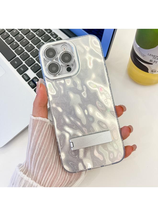 إيروريكس جراب لهاتف iPhone 16 Pro مصنوع من مادة TPU ذات ملمس لامع مع غشاء عدسة قابل للطي - Image 1