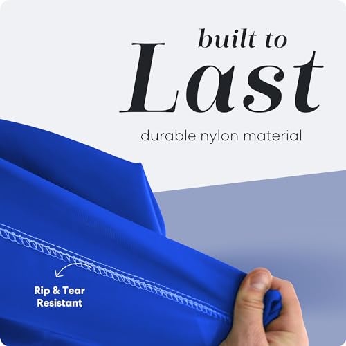 Handy Laundry Nylon Laundry Bag - Locking Drawstring Closure and Machine Washable. These Bags will Fit a Laundry Basket or Hamper and Strong Enough to Carry up to Three Loads of Clothes. (Royal Blue) - Image 4