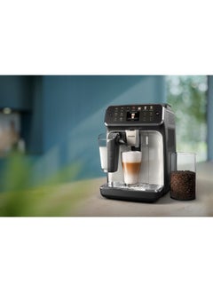 Philips 4400 Series 12-Beverage Fully Automatic Espresso Machine Black and Silver 37.1 x 24.6 x 43.3 cm EP4446/23  - Image 5