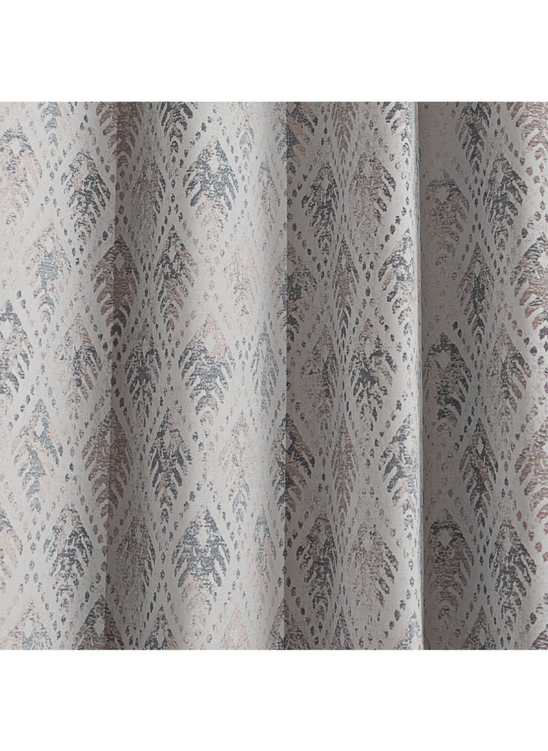 طقم ستائر جاكار من إما شيلدون 2 قطعة 240 × 135 سم