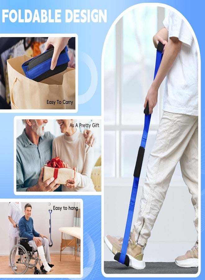 Yitobecka 42 Inch Long Leg Lifter, Rigid Leg Lifter Strap With EVA Handgrips &Foot Loop, Leg Lifter After Hip Replacement&Knee Surgery Recovery Aids Kit,Leg Lifters Getting Legs In And Out Of Bed,Car,Wheelchair - Image 3