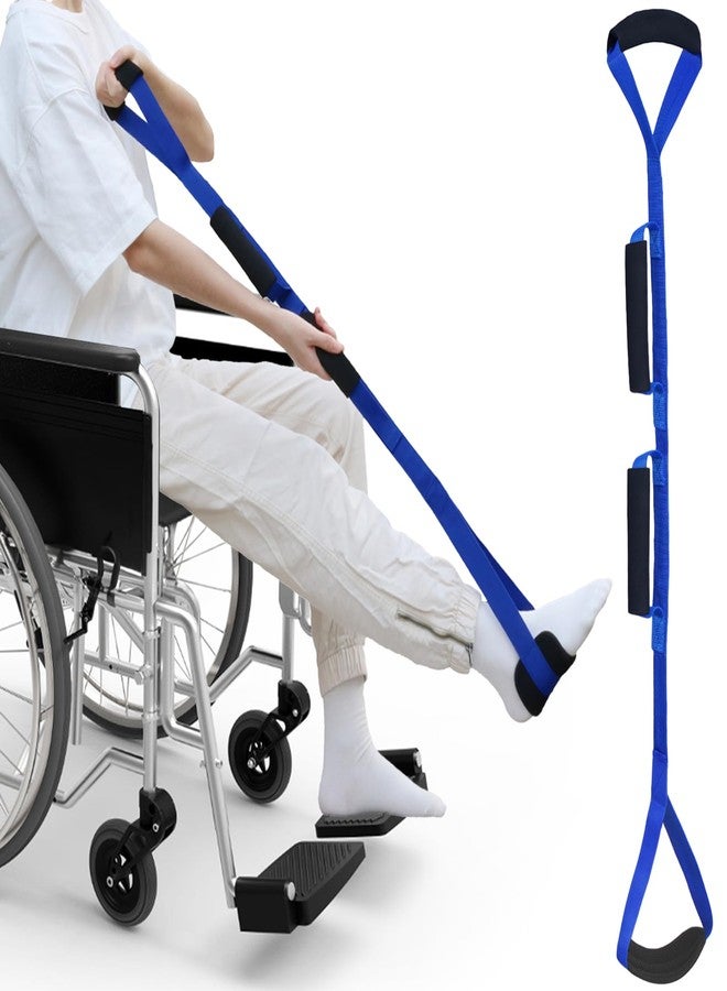Yitobecka 42 Inch Long Leg Lifter, Rigid Leg Lifter Strap With EVA Handgrips &Foot Loop, Leg Lifter After Hip Replacement&Knee Surgery Recovery Aids Kit,Leg Lifters Getting Legs In And Out Of Bed,Car,Wheelchair - Image 1