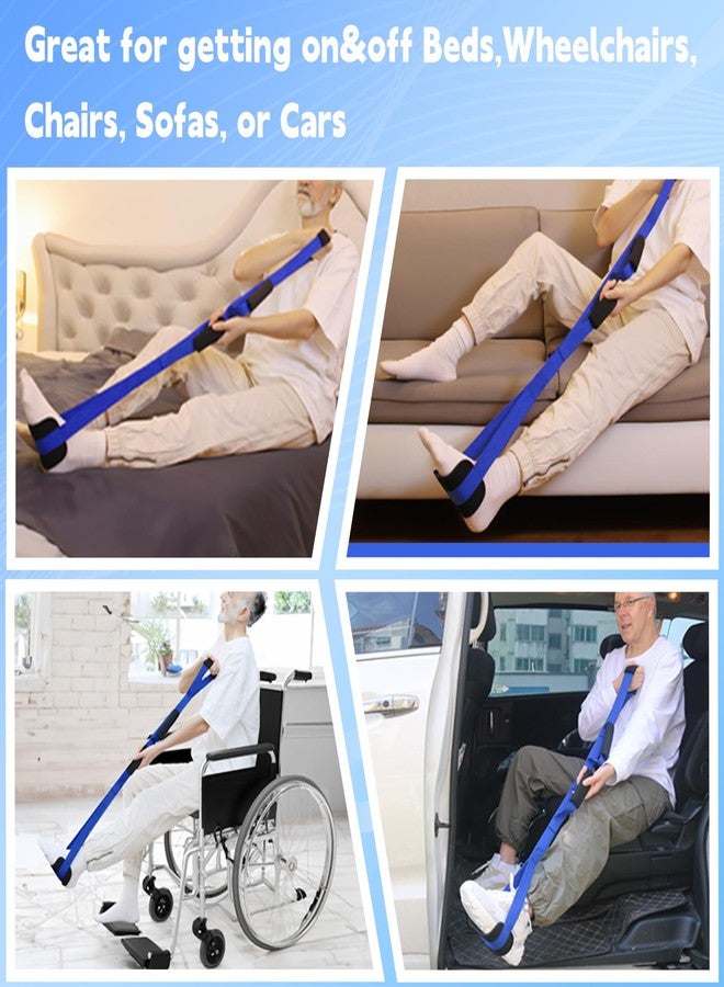 Yitobecka 42 Inch Long Leg Lifter, Rigid Leg Lifter Strap With EVA Handgrips &Foot Loop, Leg Lifter After Hip Replacement&Knee Surgery Recovery Aids Kit,Leg Lifters Getting Legs In And Out Of Bed,Car,Wheelchair - Image 2