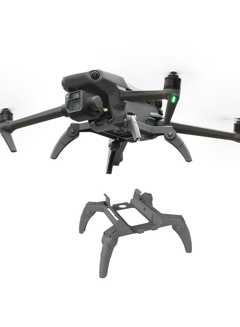 Foldable Extended Landing Gear for DJI Mavic 3 - 38mm Height Extender Legs, Durable Foot Protectors for Enhanced Stability and Protection, Essential Drone Accessories. - Image 1