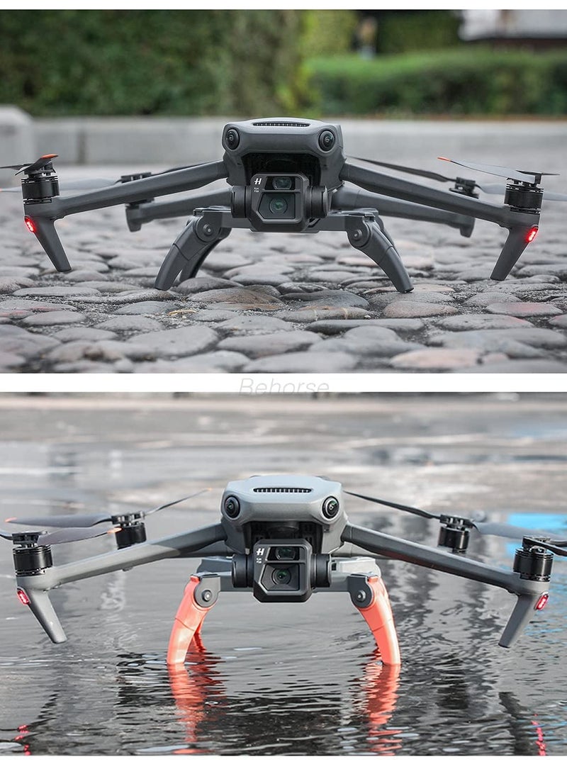 Foldable Extended Landing Gear for DJI Mavic 3 - 38mm Height Extender Legs, Durable Foot Protectors for Enhanced Stability and Protection, Essential Drone Accessories. - Image 3