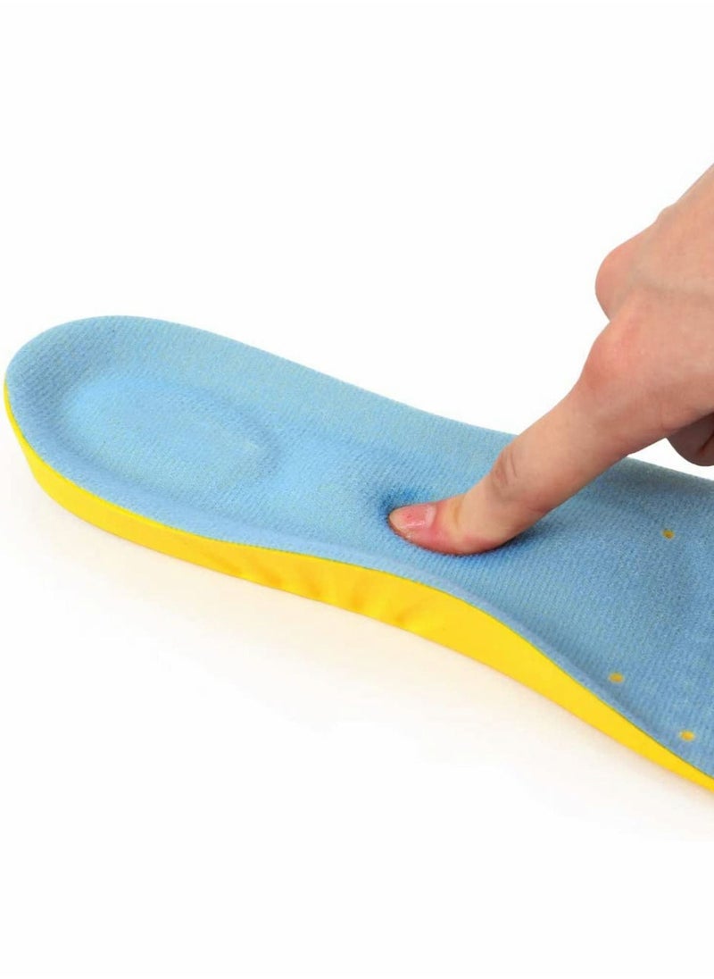 Excefore Memory Foam Insoles, PU Orthotic Sport Insoles, Comfortable Breathable, Shock Absorption and Relieve Foot Pain, Plantar Fasciitis Arch Support Insoles (Men 38-42.5/ Women 37-42)  - Image 3