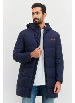HUGO by Hugo Boss Men Padded Puffer Jacket, Navy  - Image 1