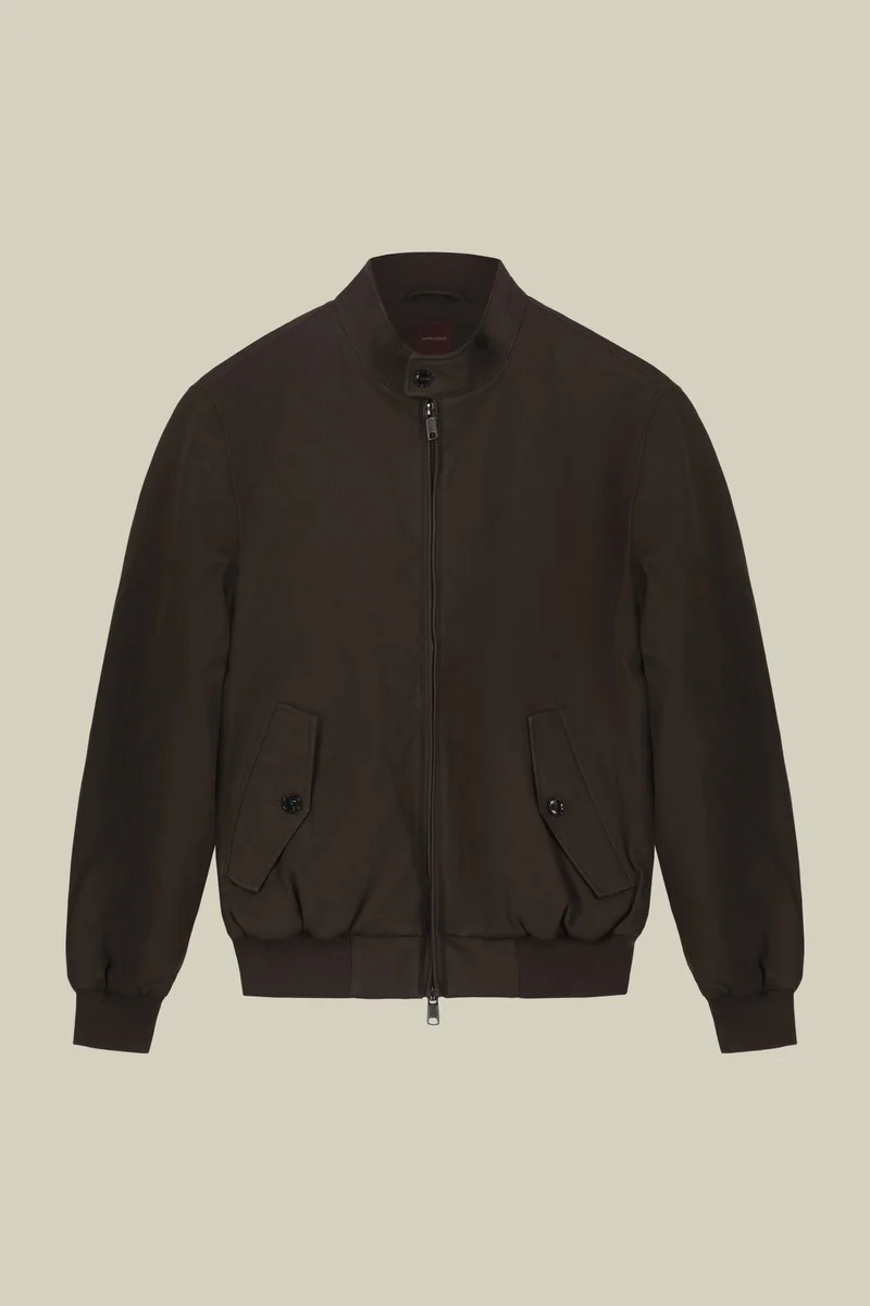Doppelganger Men's faux leather jacket comfort fit - Brown