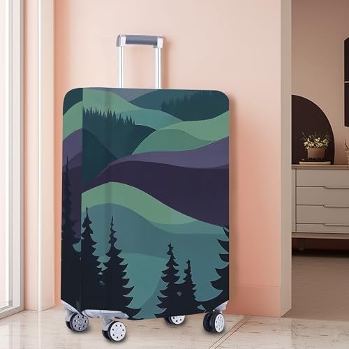 Fowocu Luggage Covers for Suitcase Tsa Approved Suitcase Covers Protector Elastic Fit for 2426 Inch Luggage - Image 3