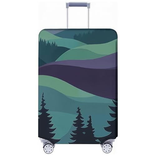 Fowocu Luggage Covers for Suitcase Tsa Approved Suitcase Covers Protector Elastic Fit for 2426 Inch Luggage - Image 1