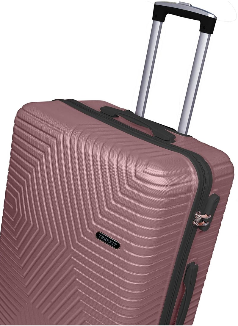 TrekKit Lightweight Carryon Luggage Bag - Hardshell Suitcase Spinner Luggage for Travel | ABS Luggage with 4 Spinner Wheels (Rose Gold, 20 Inches (51 cm)) - pzsku/Z6A1A9BAEF95EECF5C755Z/45/_/1737585828/cc86c383-3b6d-446e-b176-fffce1654f09