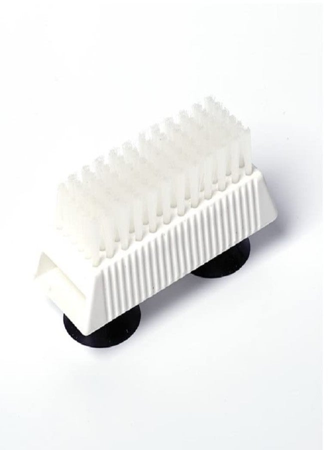 The Wright Stuff Suction Cup Mounted Finger Scrub Brush for Hands Free Brushing and Cleaning of Fingers. Great for Disabled Persons or pre-op prep. - Image 2