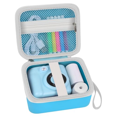 PAIYULE Kids Instant Print Camera Case Compatible with ESOXOFFORE for Dylanto for DUDUDRAGON for GKTZ for ETIKEZ for Dafotil for Careenoah for Aasonida Digital Video Prints Paper Bag Box Only Blue - Image 1