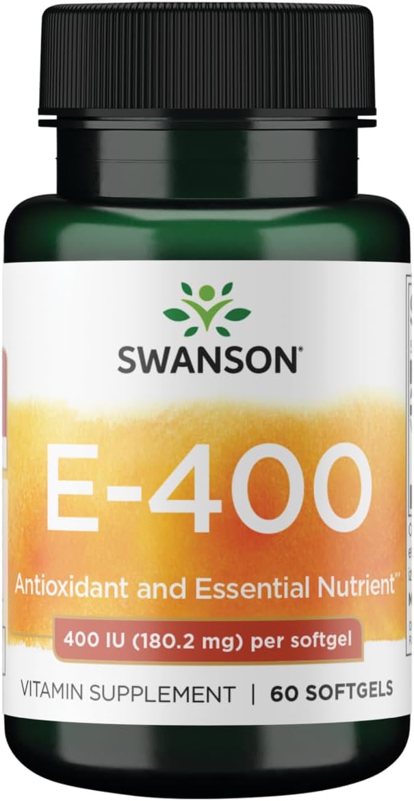 SWANSON Vitamin E 400 IU Softgels for Adults - Image 1
