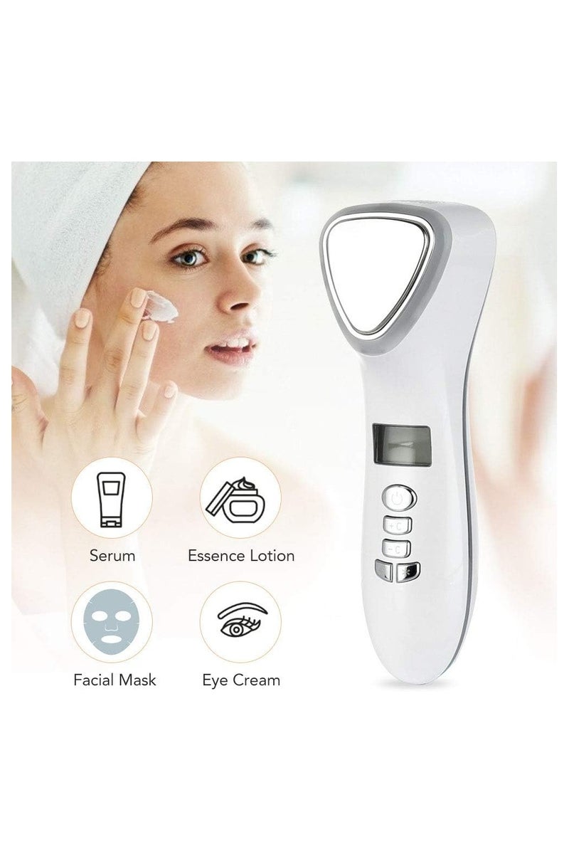 Generic Hot and Cold Facial Skin Care Massager, Handheld Vibration Device for Skin Soothing and Anti-Wrinkle  - Image 3