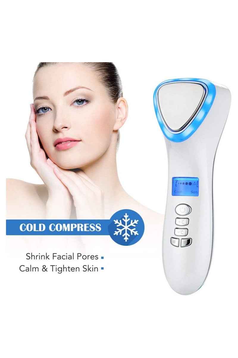 Generic Hot and Cold Facial Skin Care Massager, Handheld Vibration Device for Skin Soothing and Anti-Wrinkle  - Image 5