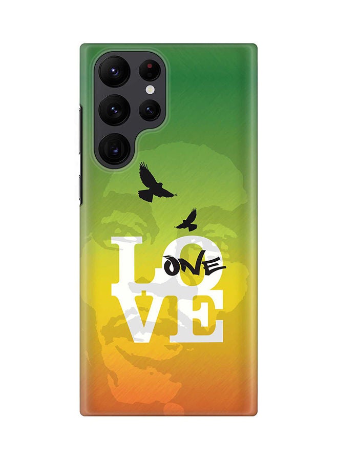 Stylizedd Case for Samsung Galaxy S22 Ultra 5G Snap Case Slim Snap Classic Series Shield Matte Finish Print - One Love