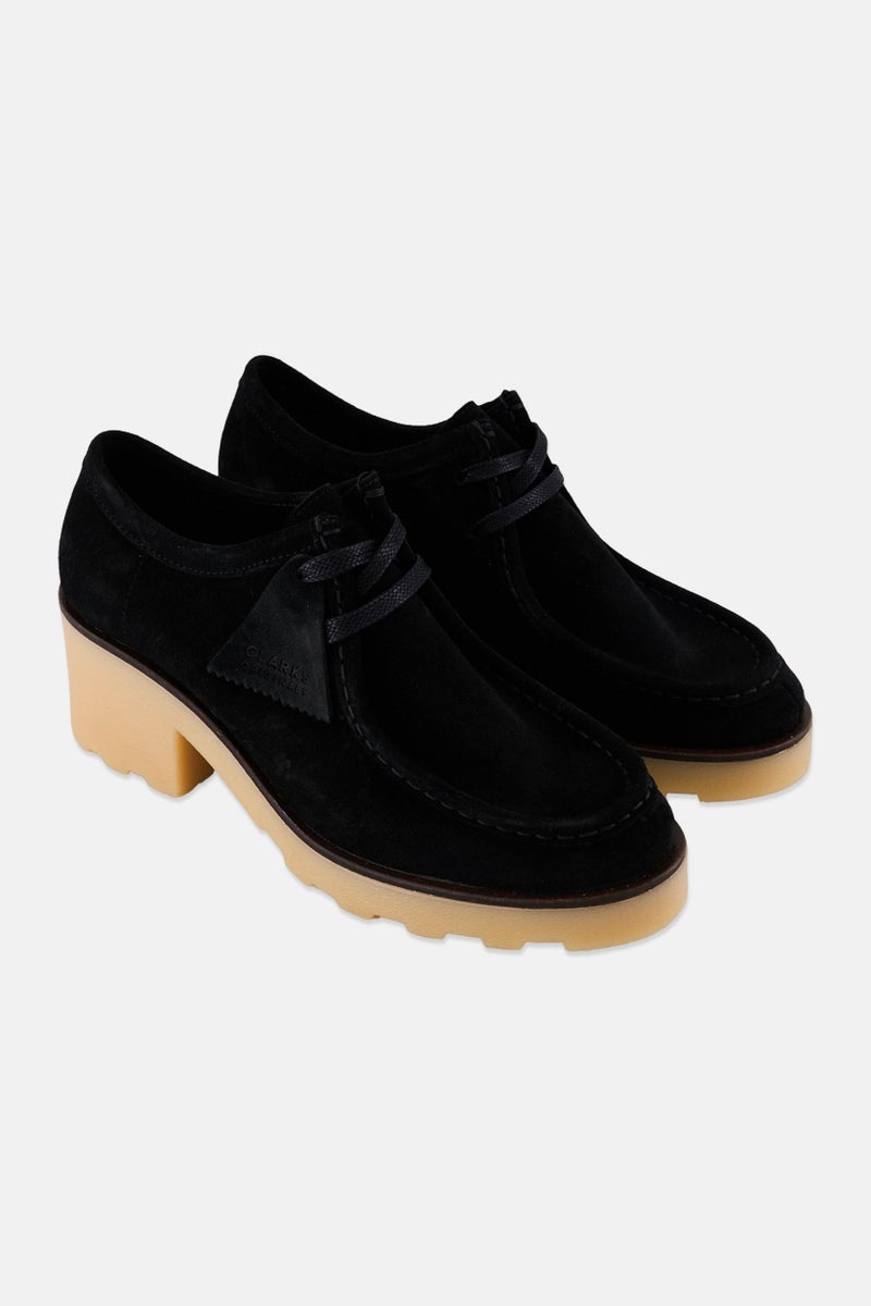 clarks Women Lace Up Casual Shoes, Black  - Image 1