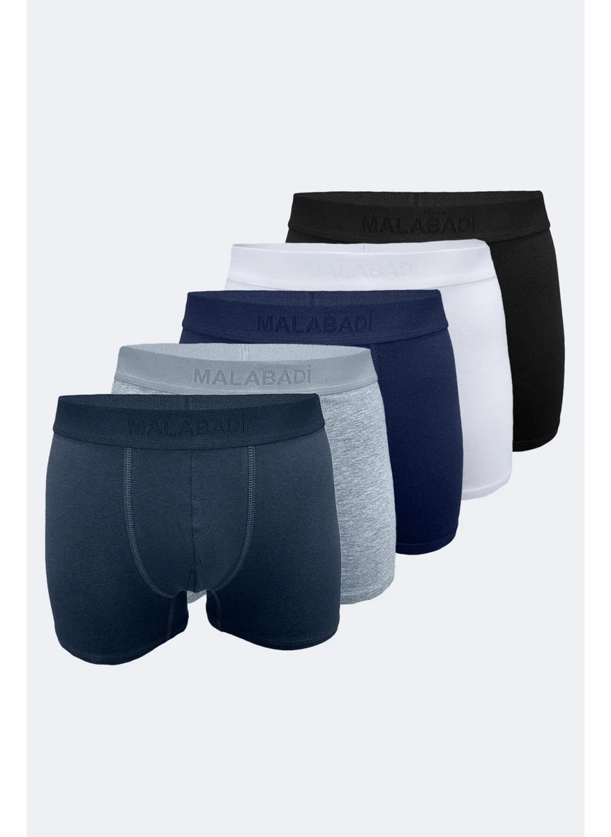 Malabadi Men's Mixed 5 Pack Milan Modal Boxer 014