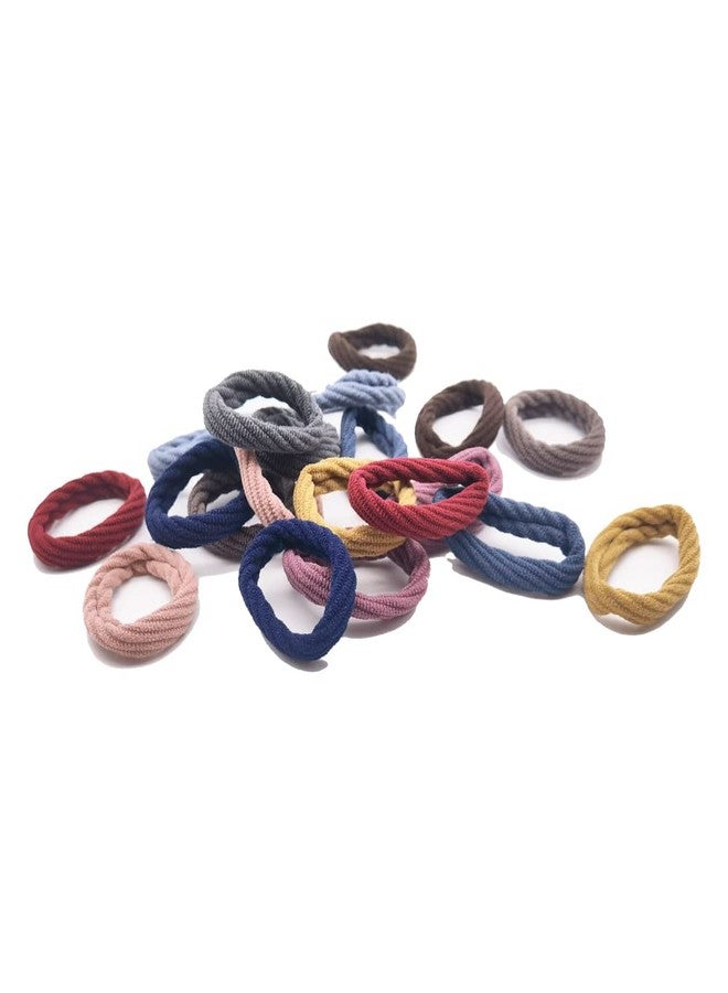 BLBM Design of Spiricle Pattern Hair Ties with Seamless High Elastic Thickening in Ponytail Holders (Multiple Colors with 20 Pcs Packing) - Image 3