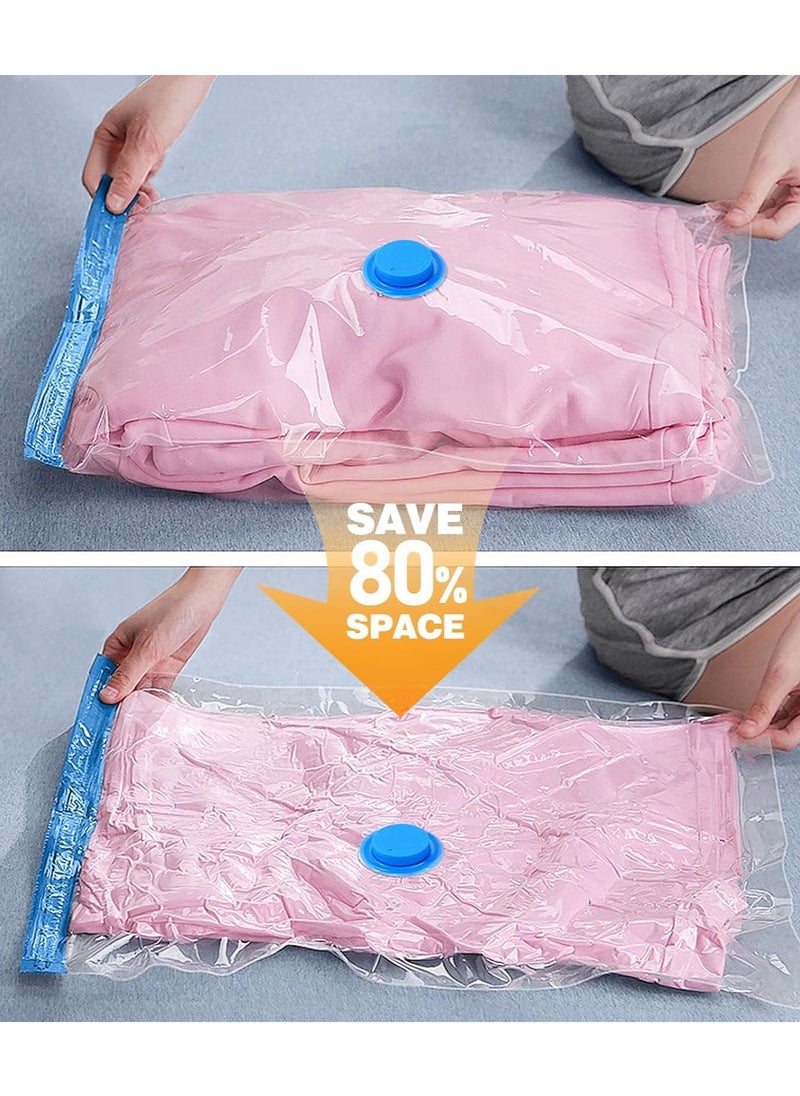 Dxmocos 5 Pack Travel Vacuum Storage Bags – Travel Space Saver Compression Bags, Reusable Seal Bags for Luggage, Waterproof Clothing Organizer for Travel & Home Medium  - Image 5
