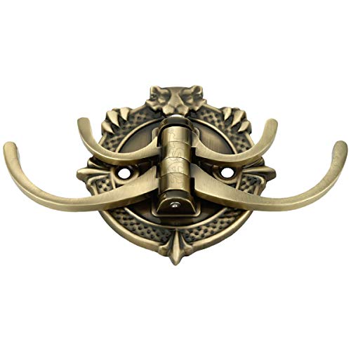 FAST CH06 Lion Brass Antique Door Hook, Wall Hooks, Bathroom Hook for Hanging Hang All Type Clothes and Towel Hanger - Image 1