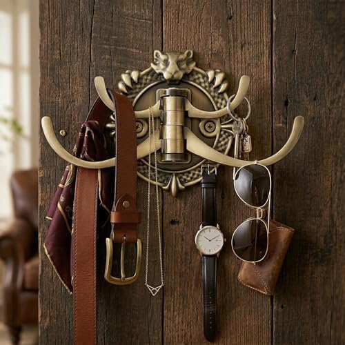 FAST CH06 Lion Brass Antique Door Hook, Wall Hooks, Bathroom Hook for Hanging Hang All Type Clothes and Towel Hanger - Image 3