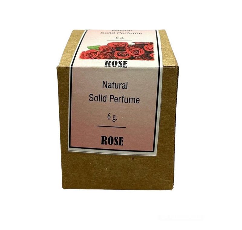 GNP GNP Natural Organic Solid Wax Perfume Natural Wax in Mini Wooden Box for Men and Women Sandalwood  - Image 3
