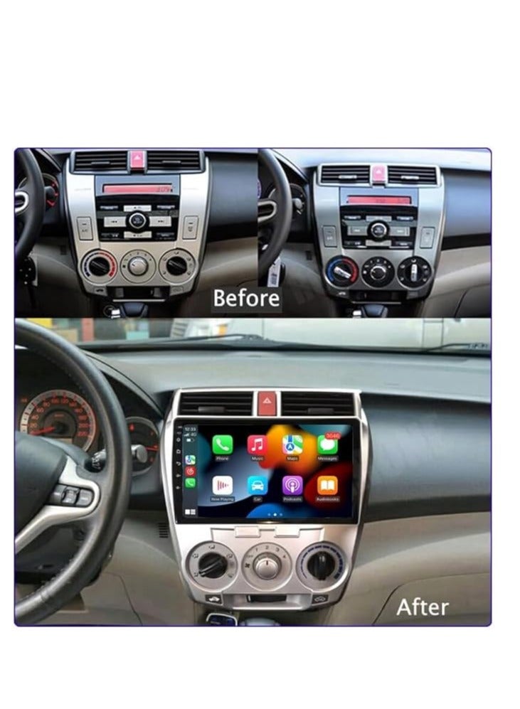 AVT Android Car Stereo for Honda City 2008 2009 2010 2011 2012 2013 2GB RAM 32GB ROM 10 Inch Support Apple Carplay, MirrorLink WiFi BT, IPS Touch Screen with AHD Camera Included - Image 2