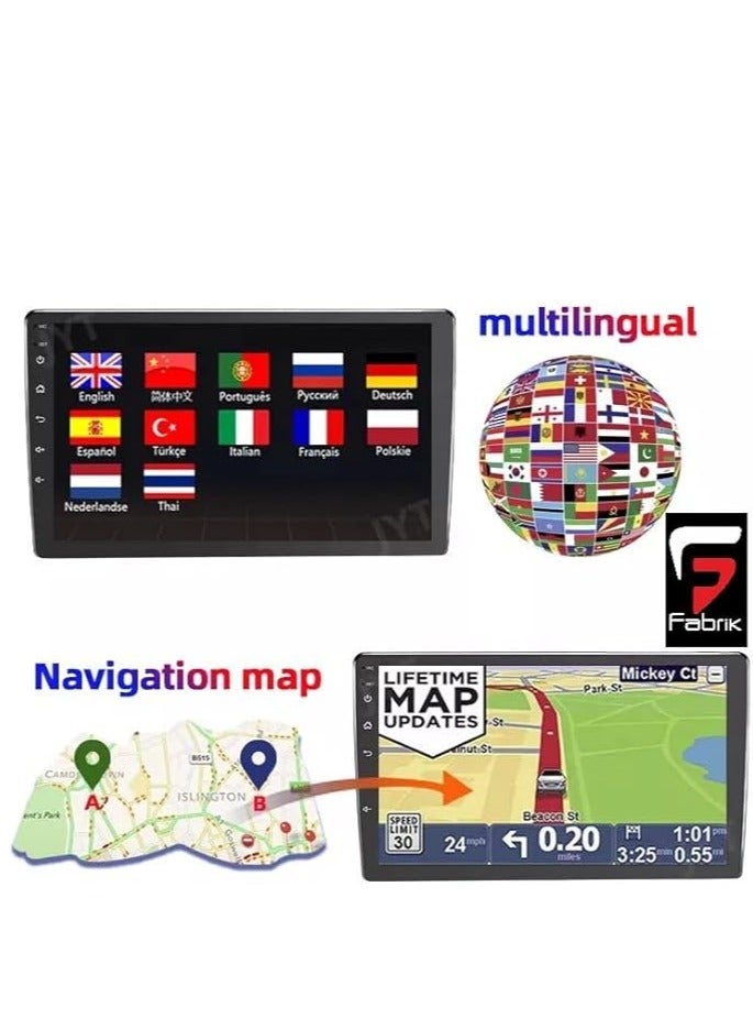 AVT Android Car Stereo for Honda City 2008 2009 2010 2011 2012 2013 2GB RAM 32GB ROM 10 Inch Support Apple Carplay, MirrorLink WiFi BT, IPS Touch Screen with AHD Camera Included - Image 3