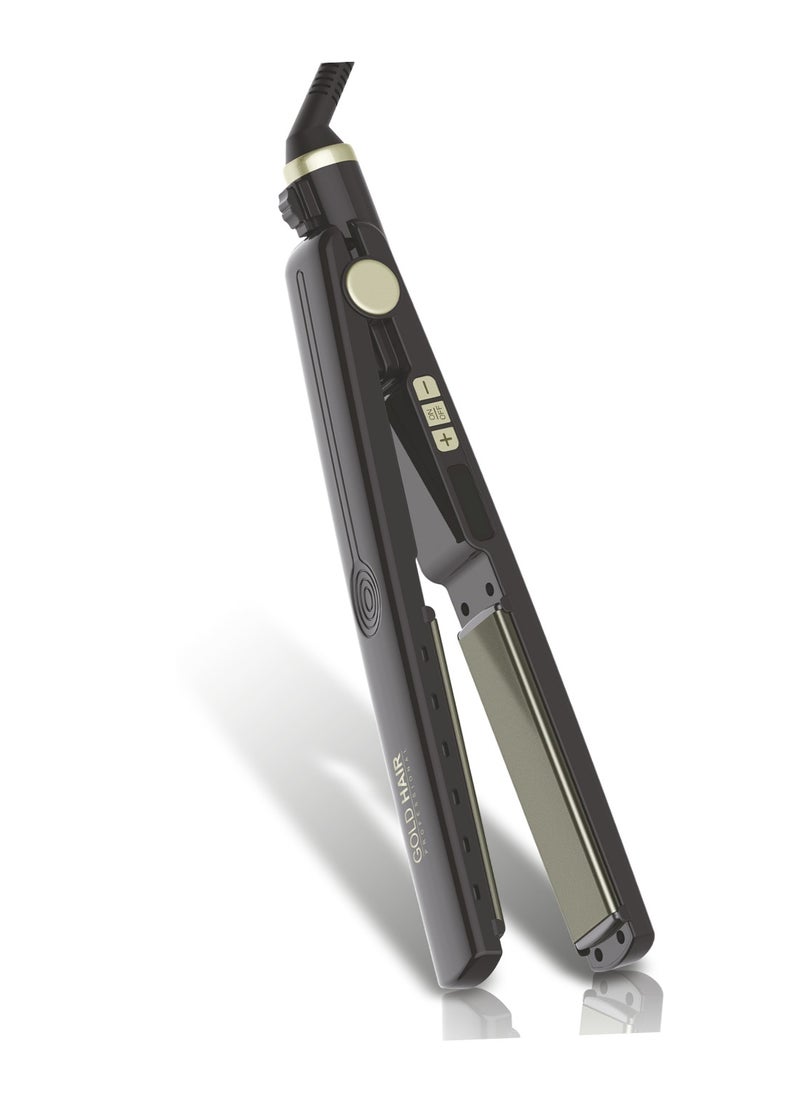 GOLD HAIR - Straightener Iron 500F Metal Ceramic Heater - Image 1