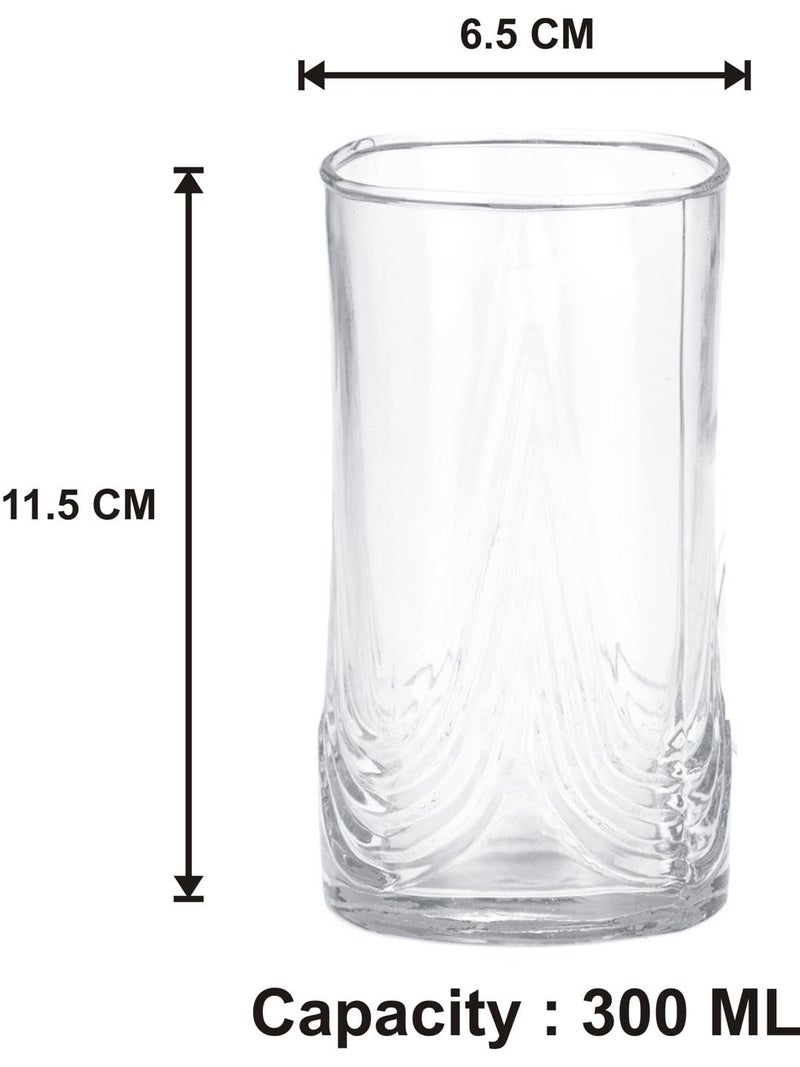 AFAST Exquisite 7 Piece Beverage Glass Serving SetLemon Set With Featuring Elegant 1 Yellow Bottle 1000 Ml Capacity And 6 Individual 300 Ml Glasses - Image 4