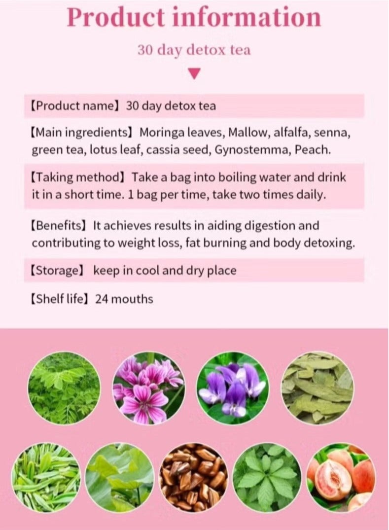 Wins Town 30-Day Peach Flavor Cleanse Tea - Wellness Support & Metabolic Refresh  - Image 4
