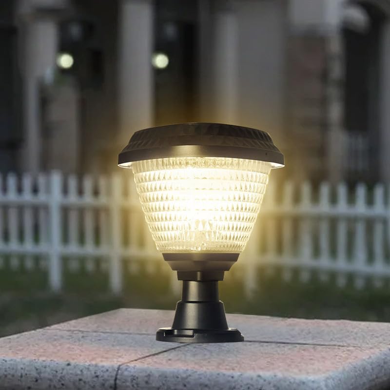 Homehop Gate Light for Home 10W LED Cute Smart Compound Wall Lamp for Outdoor, Pillar, Entrance, Balcony, Automatic Powered with Remote Control (RGB- ABS) - Image 1