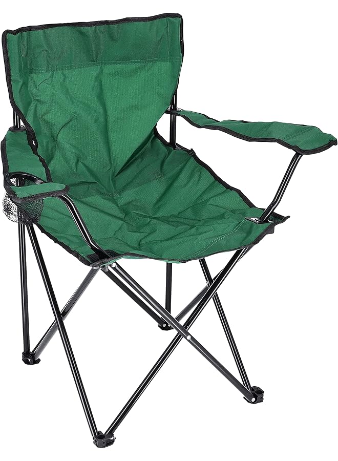 PROMASS Folding Camping Chair with Travel Carry Bag | RF10133| Lightweight Campsite Portable Chair with Cup Holder Perfect for Camping, Festivals, Garden, Caravan Trips, Fishing, Beach Assorted Colors - Image 1