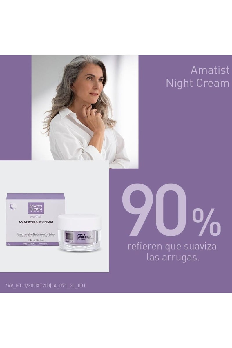 مارتيديرم كريم مارتيديرم أماتيست الليلي للبشرة الناضجة 50 مل - Image 4