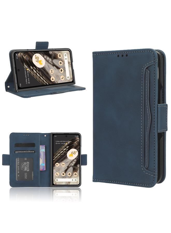 S-TOP Case For Google Pixel Fold Skin Feel Calf Texture Card Slots Leather Phone Case - Image 1