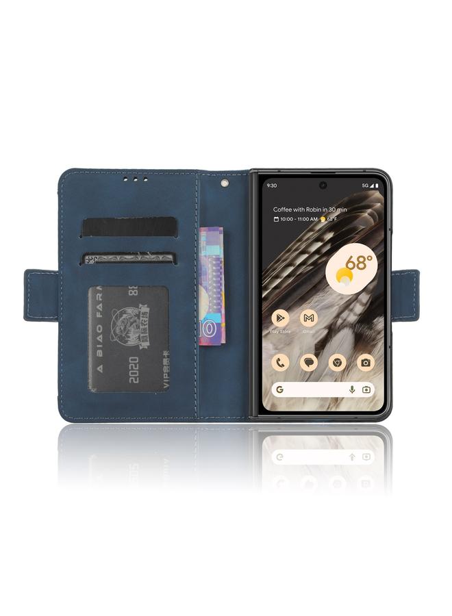 S-TOP Case For Google Pixel Fold Skin Feel Calf Texture Card Slots Leather Phone Case - Image 5