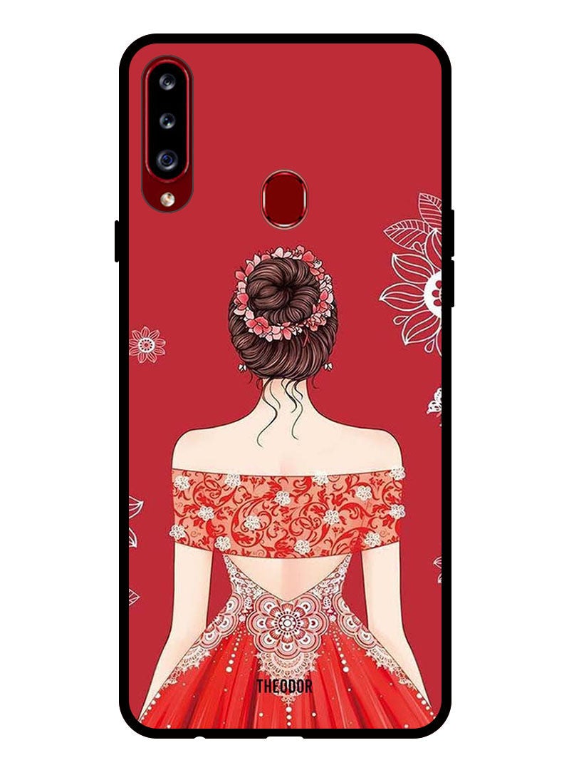 Theodor Protective Case Anti ScratchShockproof Cover For Samsung Galaxy A20S Cute Ladyy - Image 1