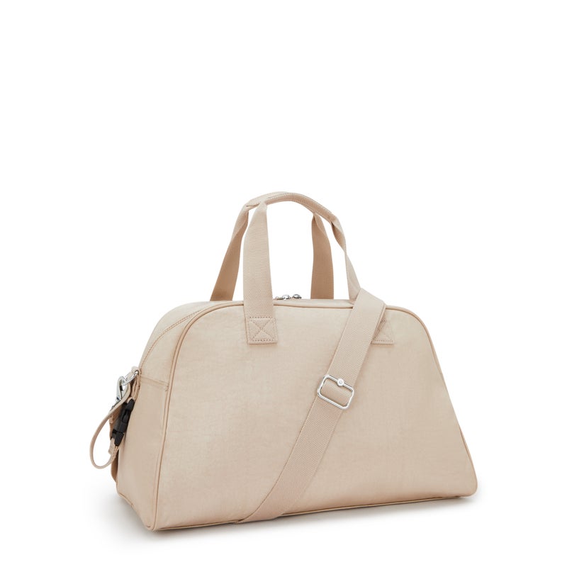 kipling حقيبة كاماما الكبيرة للأطفال بلون البيج المتلألئ مع حصيرة تغيير - Image 2