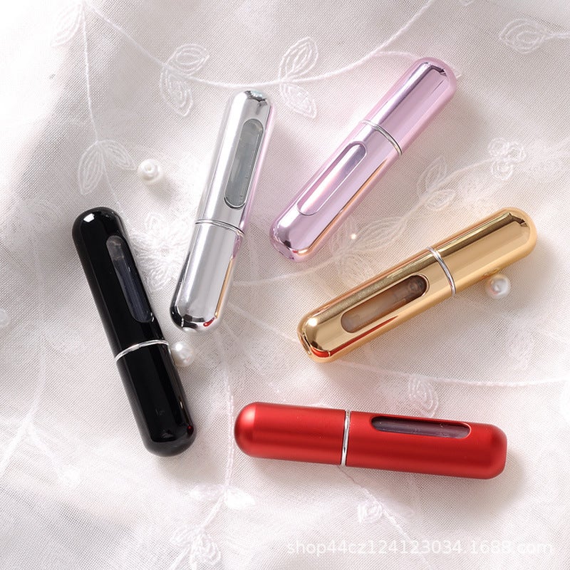 5Ml Self-Pump Perfume Sub-Bottle Bottom Direct Charge Spray Bottle Aluminum Portable Press Punch Perfume Bottle - Image 3